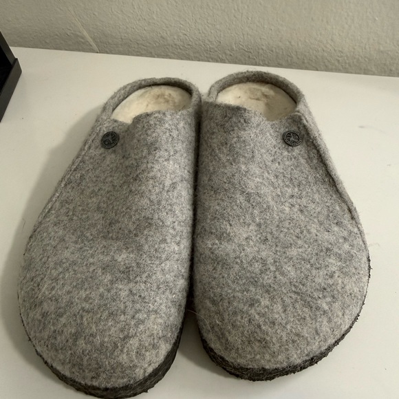 Birkenstock Gray Slip-On Sandals - Picture 2 of 7